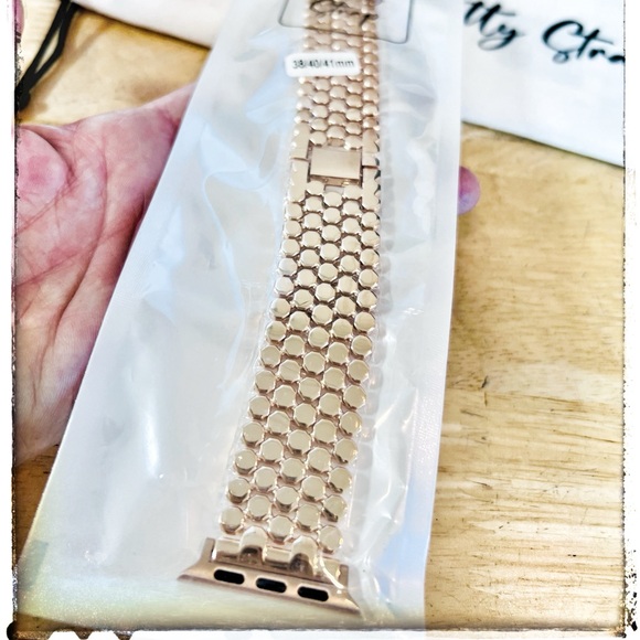 My Pretty Strap Honeycomb Stainless Steel Apple Watch Strap - Picture 1 of 4